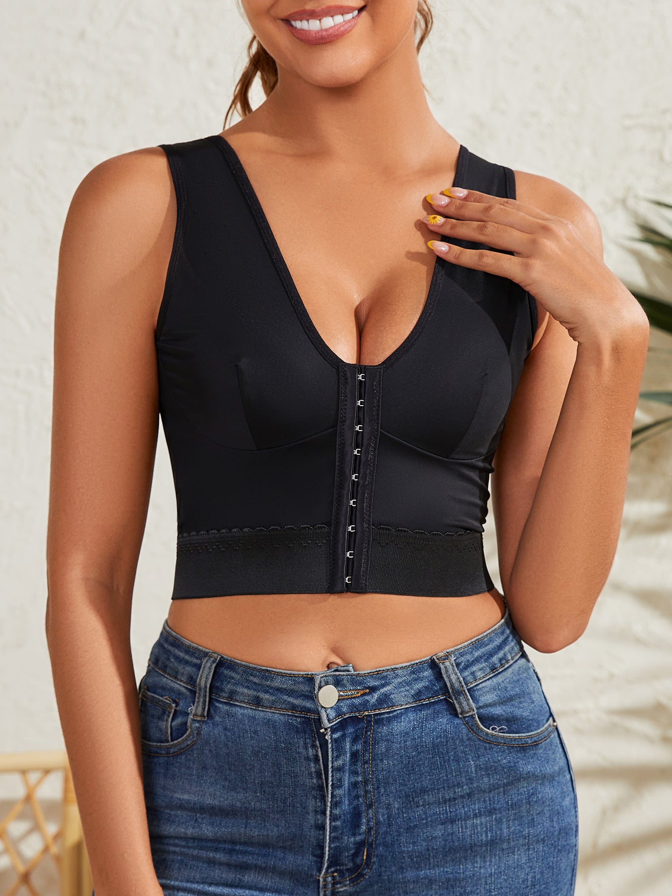 SHAPMAMA™ Neuer trendiger postoperativer BH, schlanker Postoperativ-BH, Moldeadora, Shapewear-Oberteile, BH
