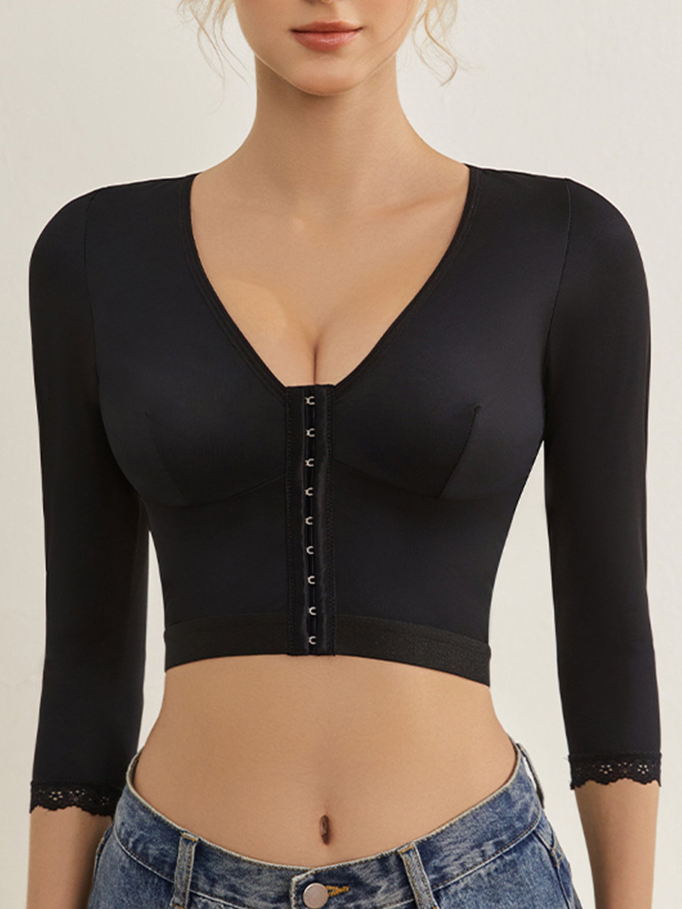 SHAPMAMA™ Posture Corrector Shaping Tops Arm Shaper Front Buckle Slimmer Top