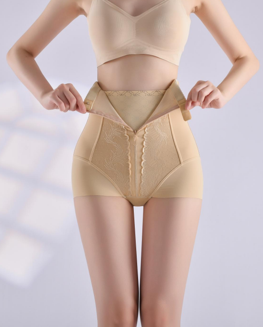 SHAPMAMA™ Sexy Breathable Traceless High Waisted Hip Holding Pants Postpartum to Collect Shaping Pants Girdle Waist Body Buttocks Pants