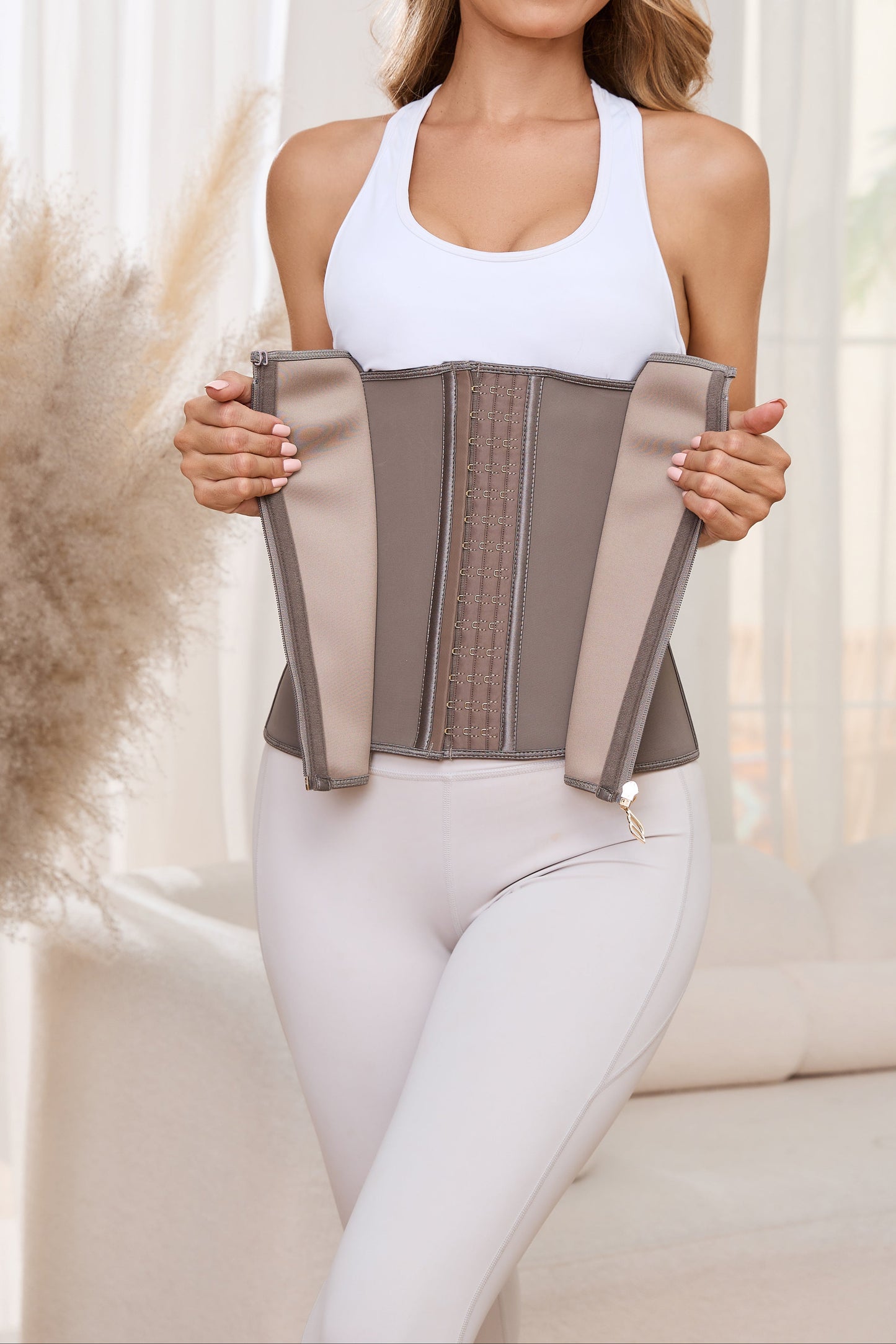 SHAPMAMA™ Women's Curved Bone Waist Trainer High Compression Tummy Control Belly Belt