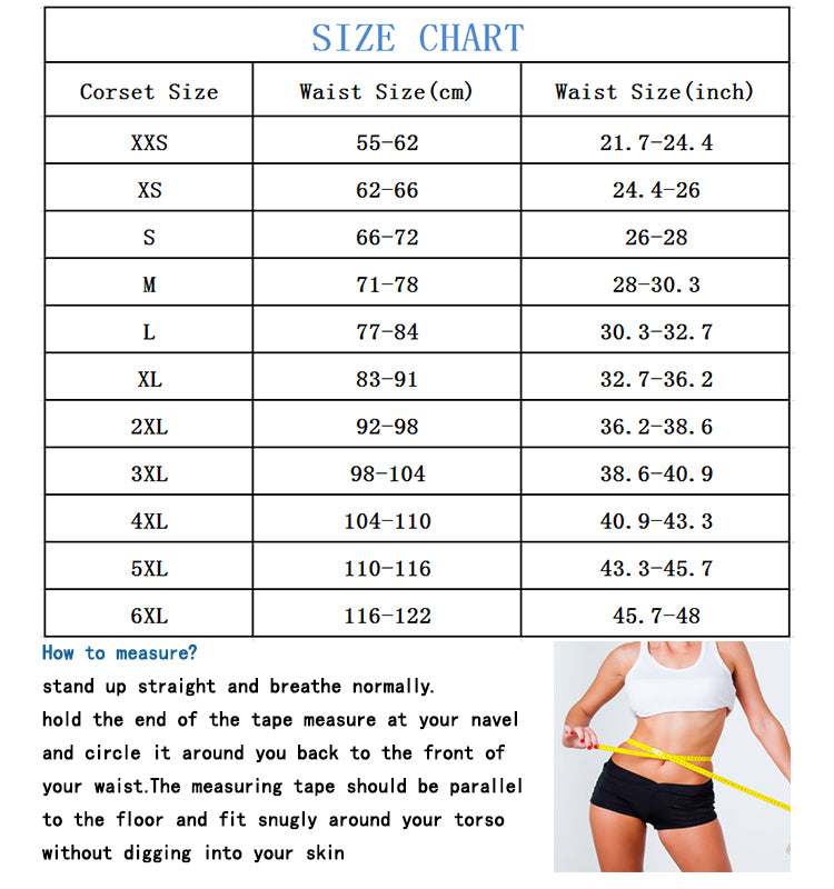 SHAPMAMA™ Verstellbarer Taillentrainer aus Latex für Damen, Stahlstäbchen, Schlankheits-Workout-Latexkorsett
