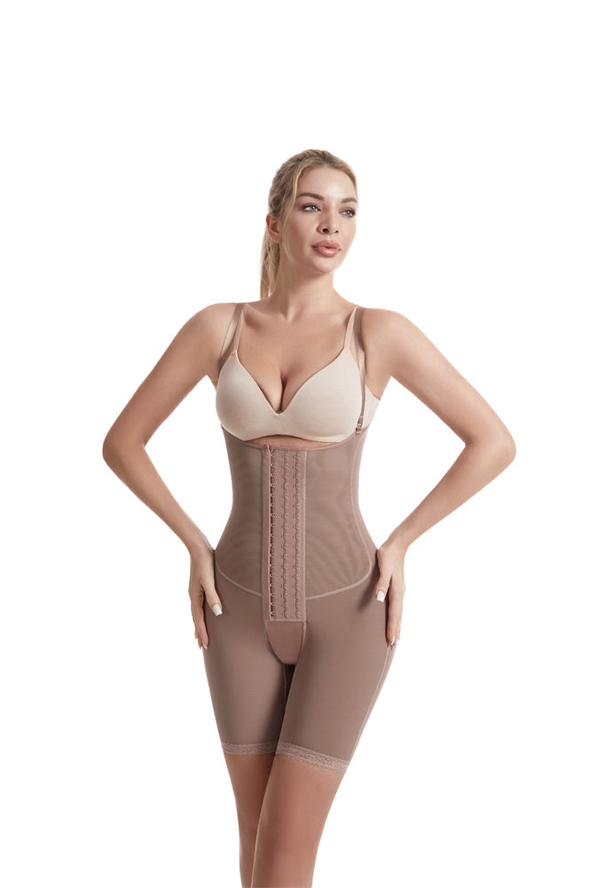 SHAPMAMA™ Women's Tummy Control ElasticitWomen's Tummy  Control Elasticity Plus Size Postpartum Open Breast Shapewear