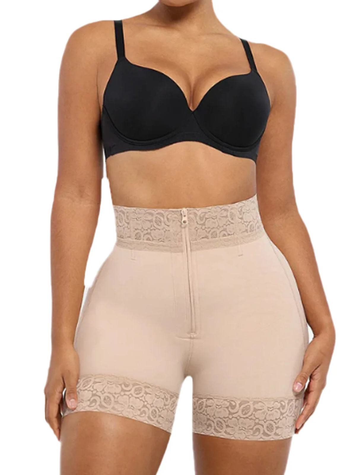 SHAPMAMA™Mid-Rise Steel Boned Butt-Lifting Short