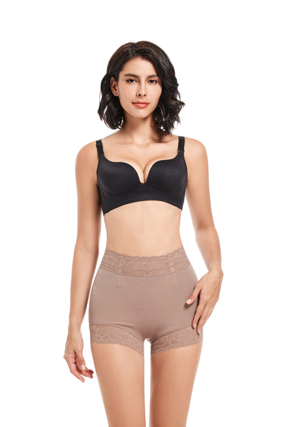 SHAPMAMA™ Classic Women's Body Shaper with Lace Butt Lifter Tummy Control Underwear Panties Smoothing Briefs