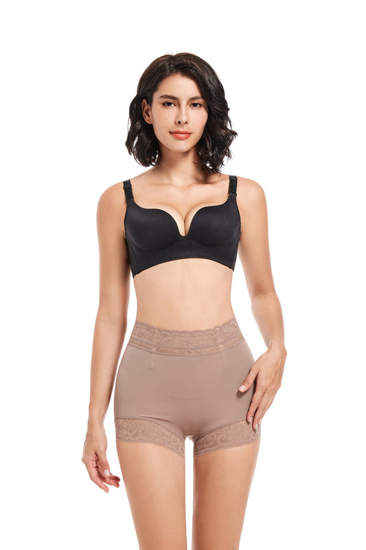 SHAPMAMA™ Classic Women's Body Shaper with Lace Butt Lifter Tummy Control Underwear Panties Smoothing Briefs