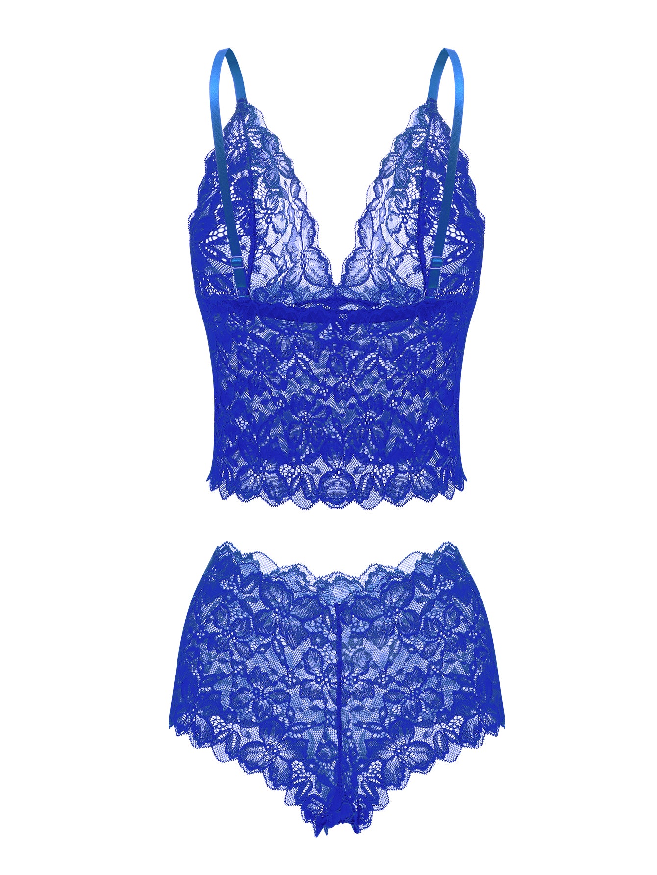 SHAPMAMA™ Sexy Sheer Floral Lace Pajamas Lingerie Set