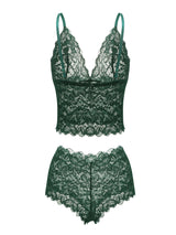 SHAPMAMA™ Sexy Sheer Floral Lace Pajamas Lingerie Set