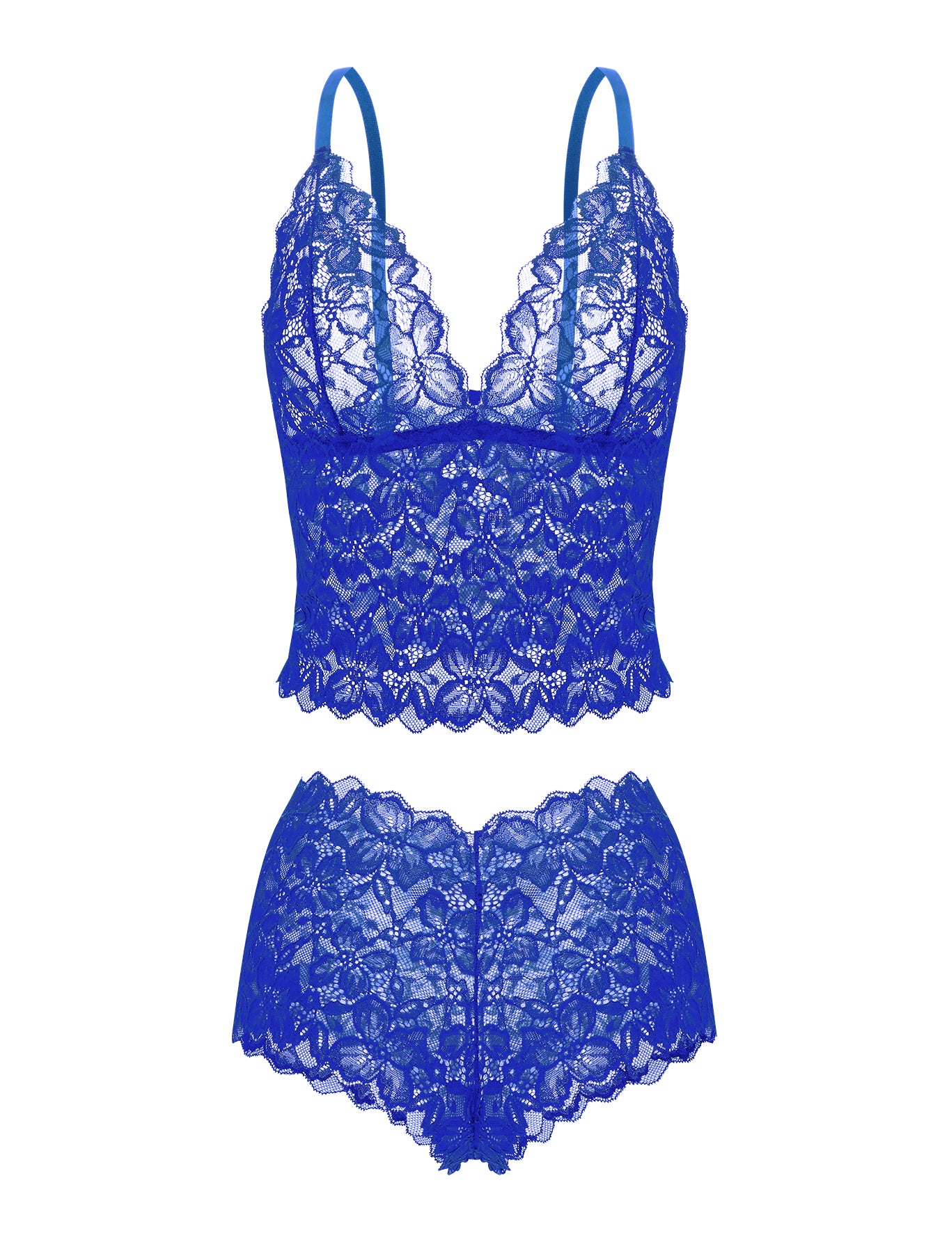 SHAPMAMA™ Sexy Sheer Floral Lace Pajamas Lingerie Set