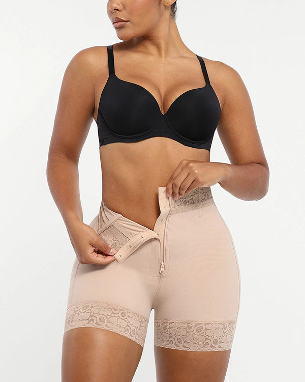 SHAPMAMA™Mid-Rise Steel Boned Butt-Lifting Short