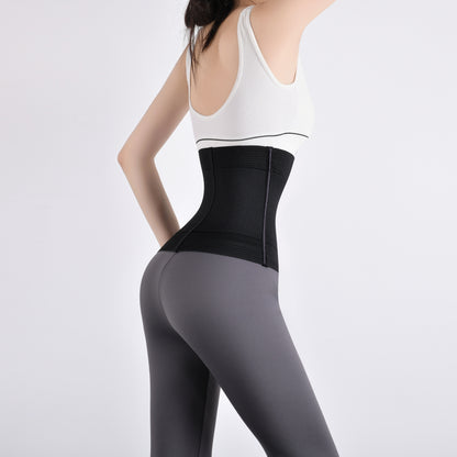 SHAPMAMA™ Women's Double-Layer Buttoned Abdomen Belt Enhanced Postpartum Waist Trainer Firm Abdomen Shaping Magic Breathable Silk