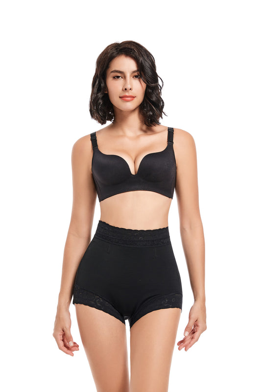SHAPMAMA™ Classic Women's Body Shaper with Lace Butt Lifter Tummy Control Underwear Panties Smoothing Briefs
