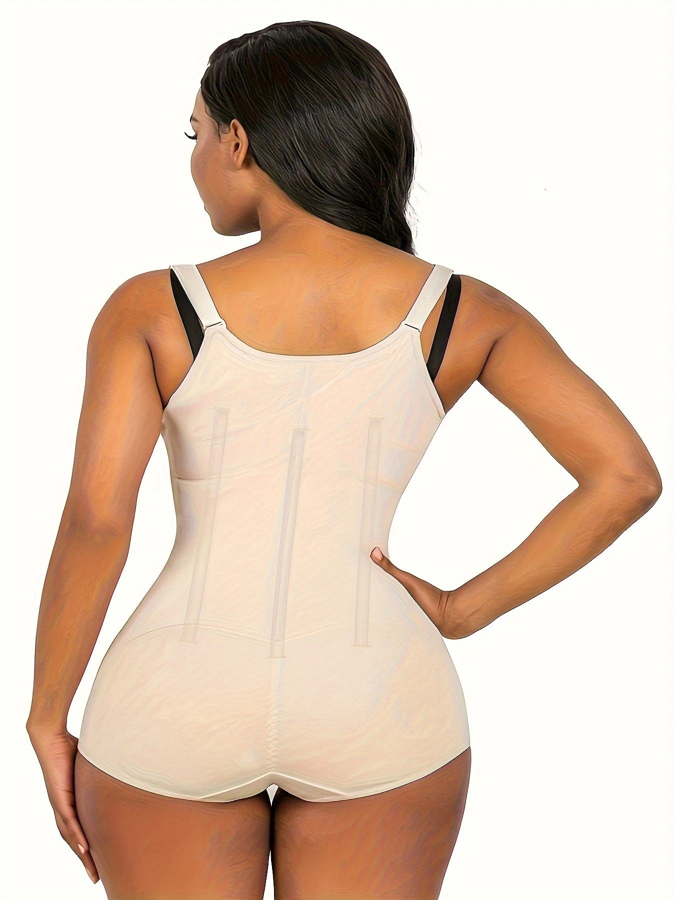 SHAPMAMA™ Body Shaper Slimming Tummy Control Fajas Open Breast Shapewear
