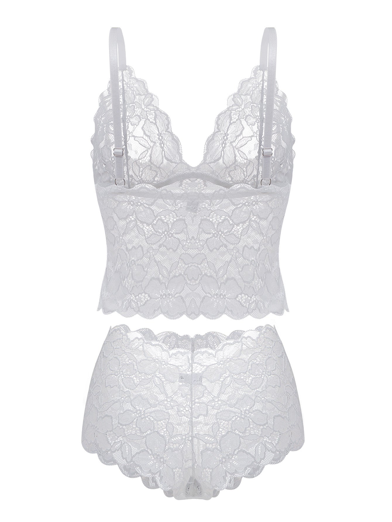 SHAPMAMA™ Sexy Sheer Floral Lace Pajamas Lingerie Set