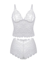 SHAPMAMA™ Sexy Sheer Floral Lace Pajamas Lingerie Set