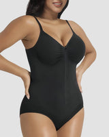 SHAPMAMA™Front Zipper Tummy Control Triangle Shapewear Bodysuit