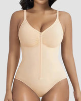 SHAPMAMA™Front Zipper Tummy Control Triangle Shapewear Bodysuit