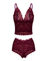 SHAPMAMA™ Sexy Sheer Floral Lace Pajamas Lingerie Set